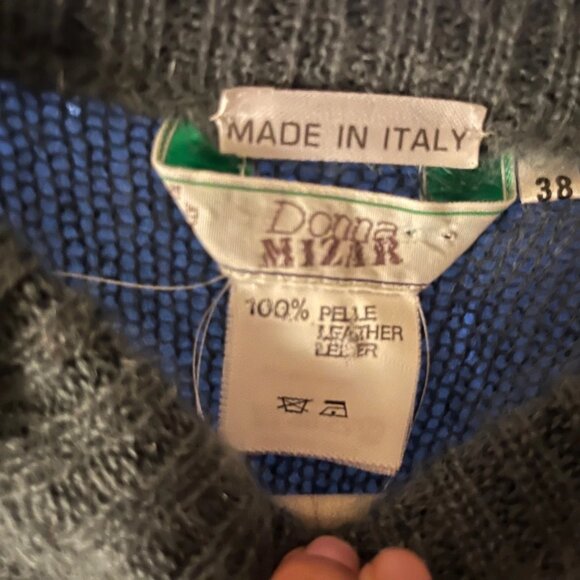 vintage italian wool sweater unique embroidery in Small/ it 38 - Picture 4 of 6